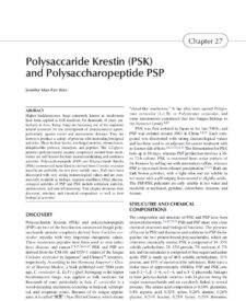 Jennifer M.F. Wan, Polysaccaride Krestin (PSK) and Polysaccharopeptide PSP